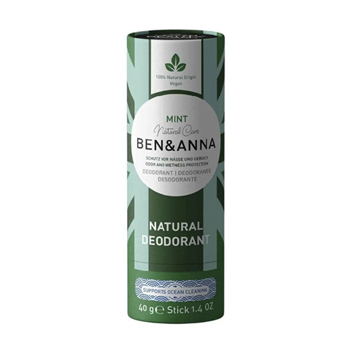 Desodorizante Natural Ben&Anna - Embalagem em papel - Mint