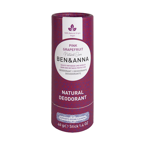 Desodorizante Natural Ben&Anna - Embalagem em papel - Toranja Rosa